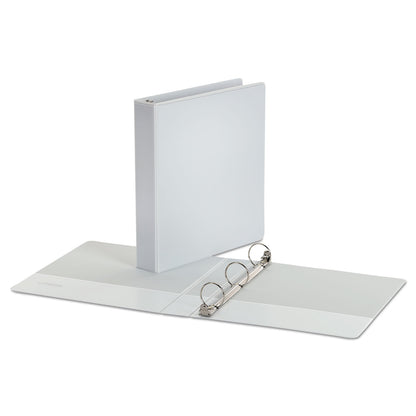 Economy 1-1/2 Inch Round Ring View Binder, White