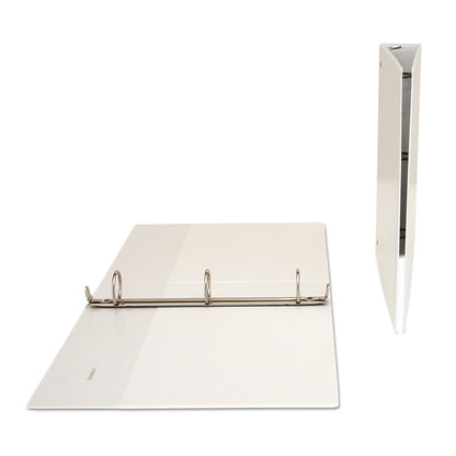 Economy 1-1/2 Inch Round Ring View Binder, White